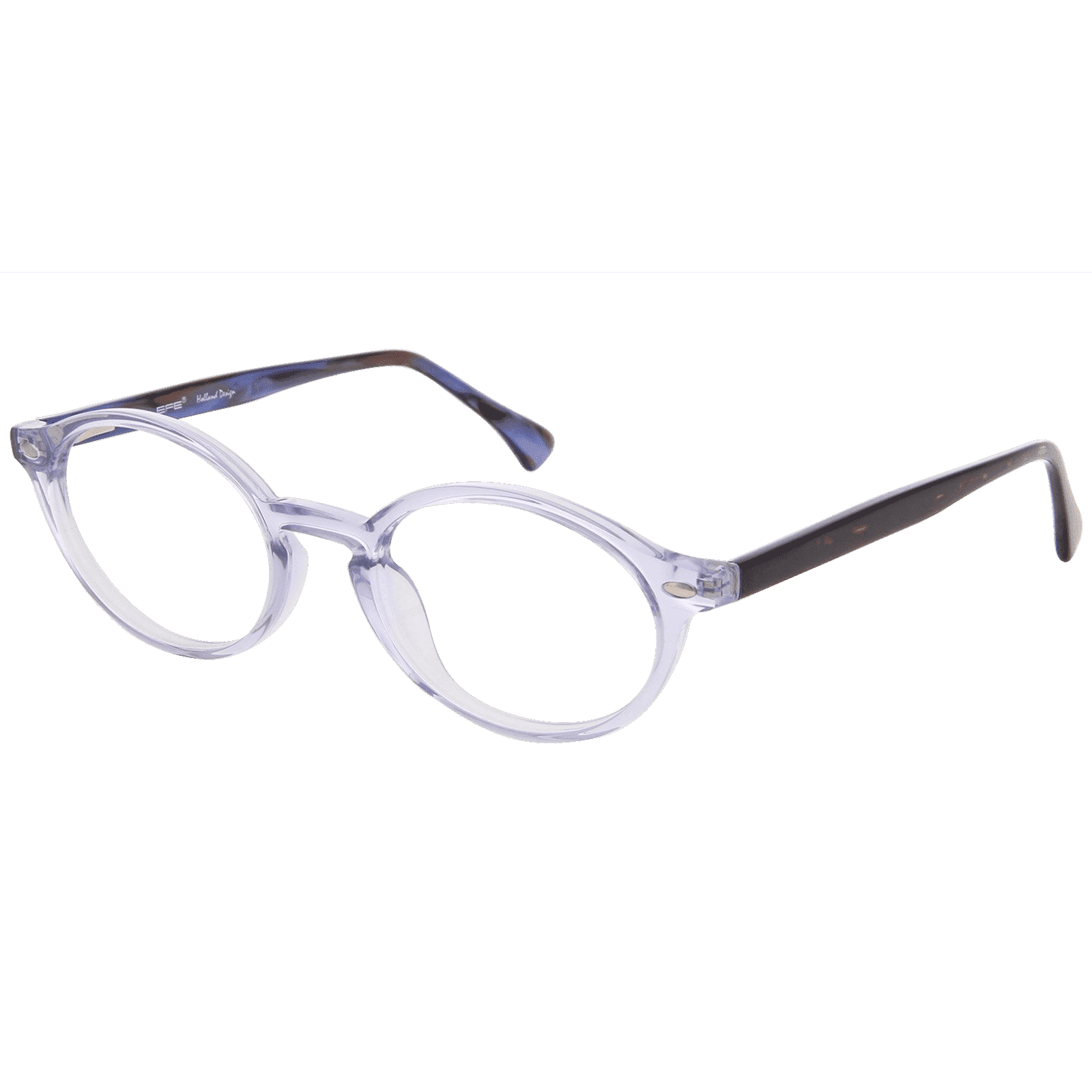 Heidi - Oval Blue Reading Glasses for Women